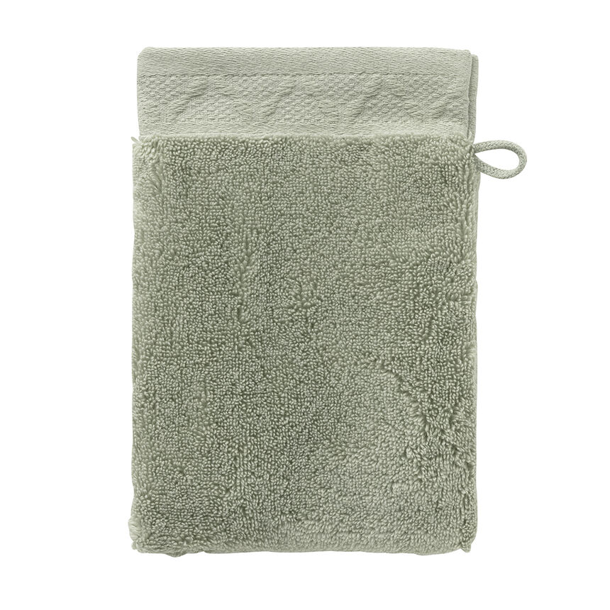 Guante de ba&ntilde;o Caresse Tilleul 15x22 100% algod&oacute;n, , hi-res image number 0