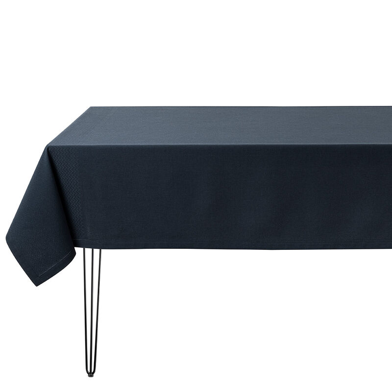 Mantel Slow Life re-use Ardoise 145x150 52% Algodón, 45% Poliéster reciclado, 3% Otras fibras, , hi-res image number 2