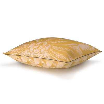 Funda de coj&iacute;n Soleil Jaune 60x60 100% algodon
