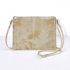 Bolsa Paysage Brun 20x15 100% algodon, revestimiento acrílico. Adornos: Piel de vaca, , hi-res image number 0