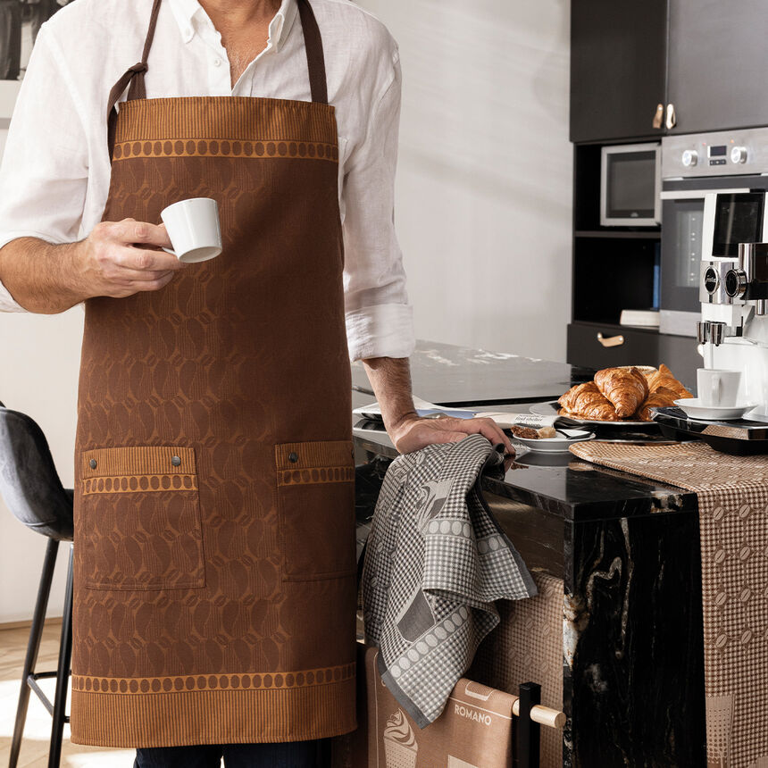 Delantal Barista Moccacino 80x96 100% algod&oacute;n, , hi-res image number 0