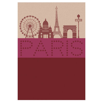 Pa&ntilde;o de cocina Paris Lumi&egrave;re Glamour 70x50 100% algodon