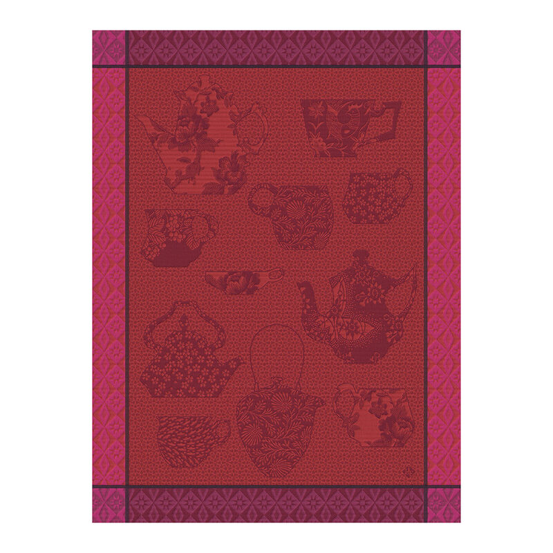 Paño de cocina Comptoir du thé Hibiscus 60x80 100% algodon, , hi-res image number 0