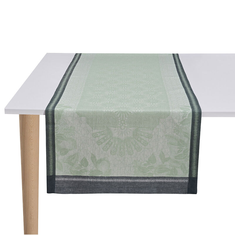 Camino de mesa Jardin d'orient Fontaine 50x150 100% lino, , hi-res image number 0