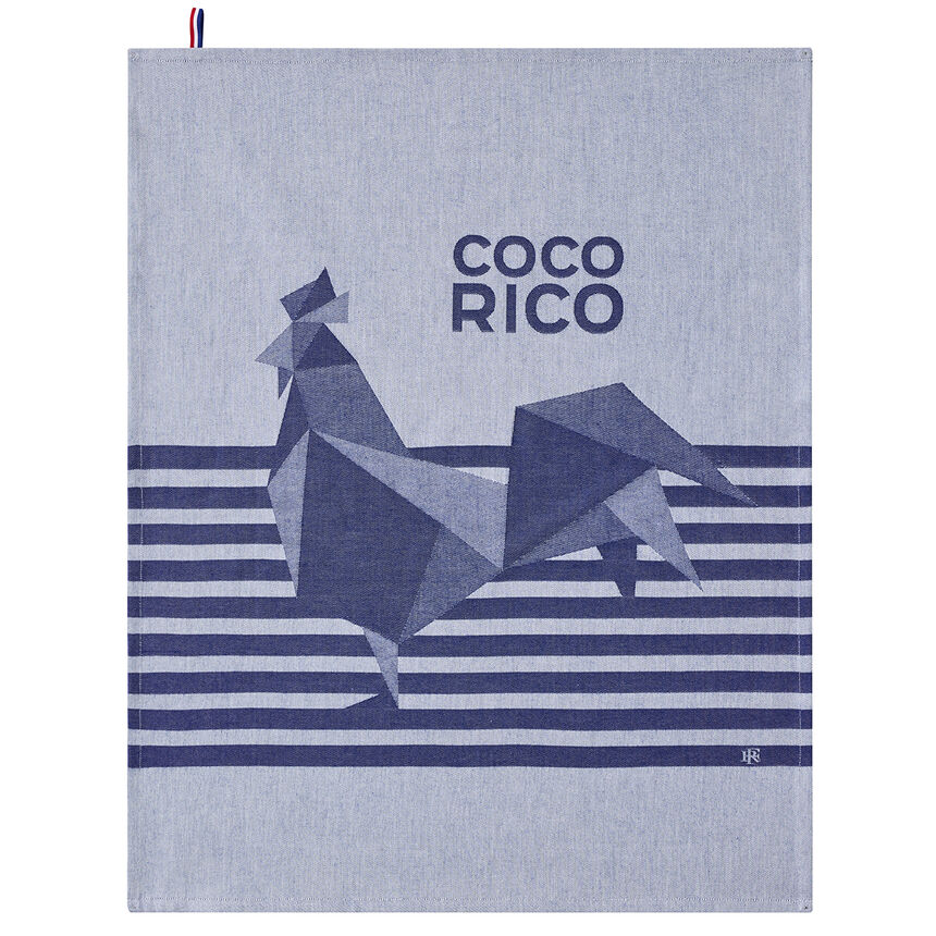 Pa&ntilde;o de cocina Coco-Rico Bleu 60x80 100% algod&oacute;n, , hi-res image number 0