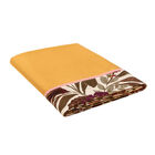 Sábana plana Panache de fleurs Miel 190X290 100% algodón, , hi-res image number 0