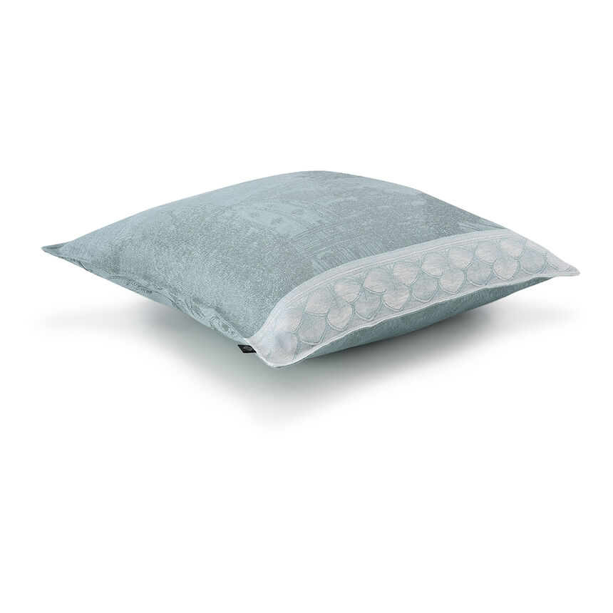 Funda de coj&iacute;n Symphonie Baroque Fumee 48x48 100% lino, , hi-res image number 2