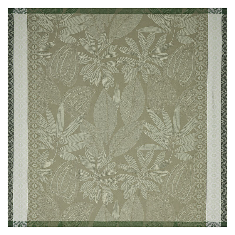 Mantel Nature Sauvage Crocodile 175x175 100% algodon, , hi-res image number 2