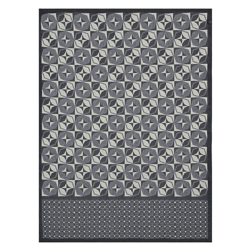 Paño de cocina Bistro jules Charbon 60x80 100% algodon, , hi-res image number 0