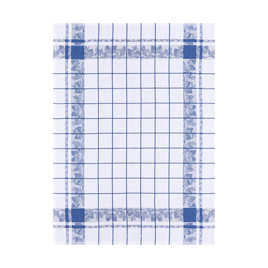 Pa&ntilde;o de cocina Fraises Bleu de France 60x80 100% algodon, , hi-res image number 0