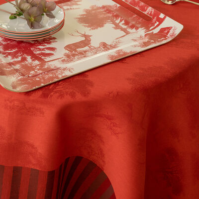Mantel Souveraine  Carmin &Oslash;175 100% lino