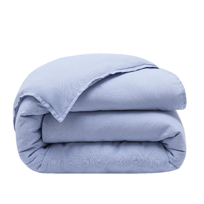 Funda de edredón Nuances Denim 140X200 50% algodón - 50% lino, , hi-res image number 0