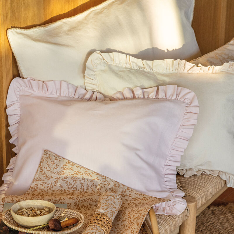 Funda decorativa Eclat Amande 30X41 100% algodón, , hi-res image number 0