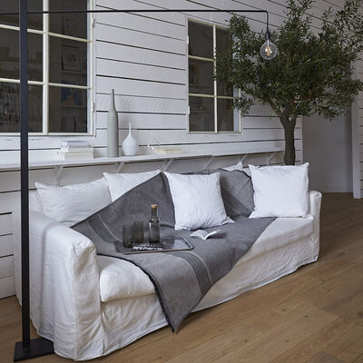 Nómada Slow Life Argile 110x180 89% algodón / 11% lino,  Nómada Slow Life Argile 110x180 89% algodón / 11% lino