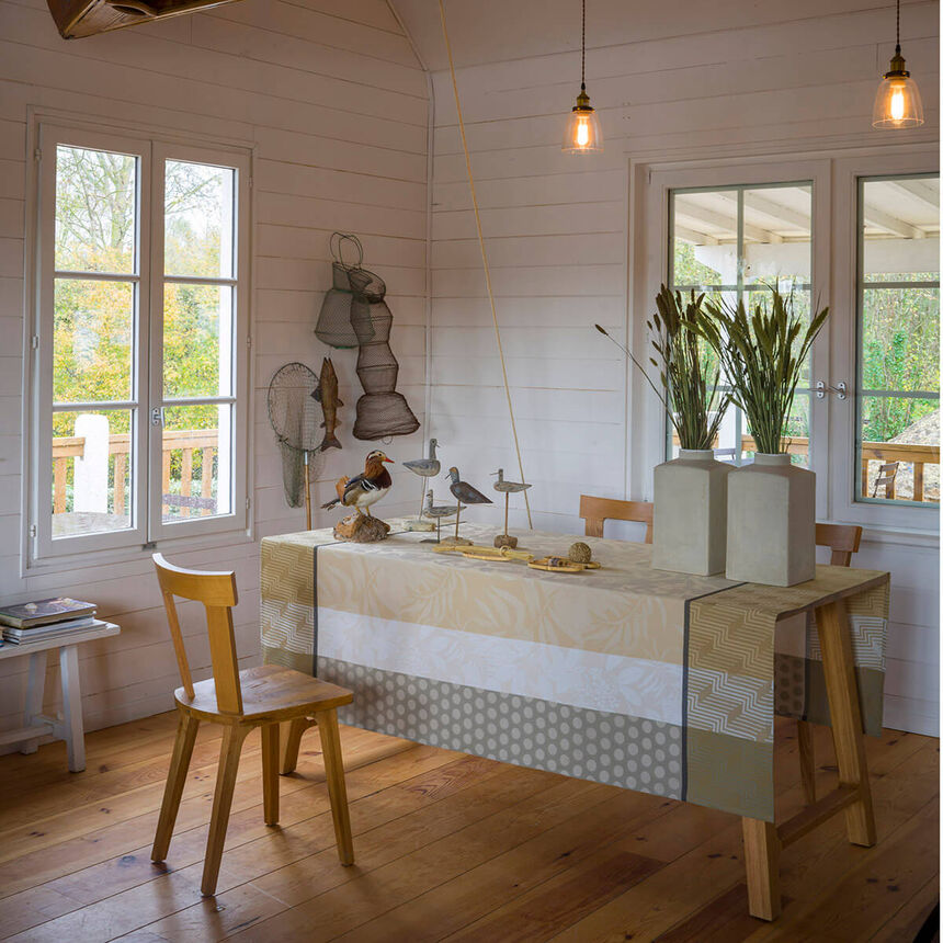 Mantel antimancha  Chene 175x175 100% algodon, , hi-res