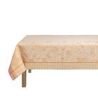 Mantel &Eacute;t&eacute; Indien Abricot 120x120 100% lino, , hi-res image number 1