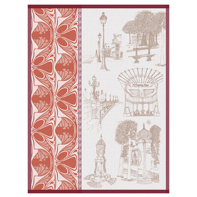 Paño de cocina Carnet de Paris Algodón,  Paño de cocina Carnet de Paris Algodón