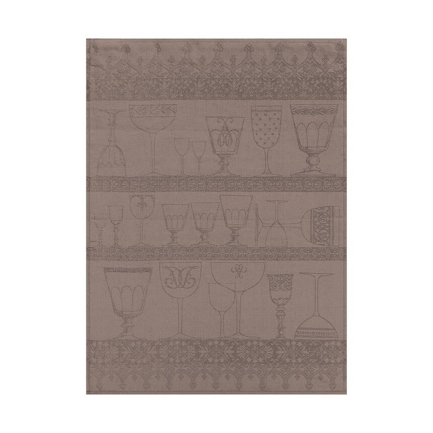Seca-vasos Cristal Poivre gris 60x80 100% lino, , hi-res image number 1