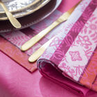 Servilleta Mumbai Fuchsia 50x50 100% algodon, , hi-res image number 1