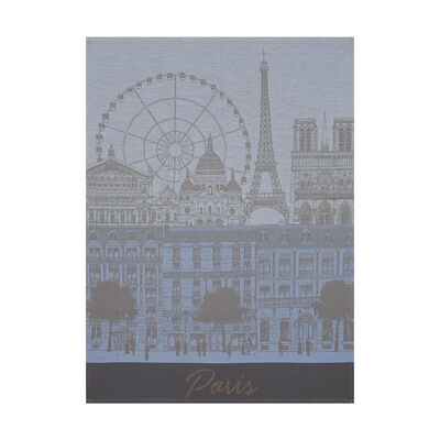 Paño de cocina Paris panorama Algodón,  Paño de cocina Paris panorama Algodón