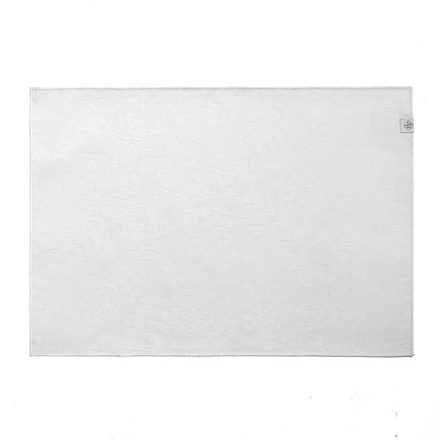 Individual antimancha Vegetal mood avec surjet bourdon Blanc 46x32 100% algodon, , hi-res image number 0