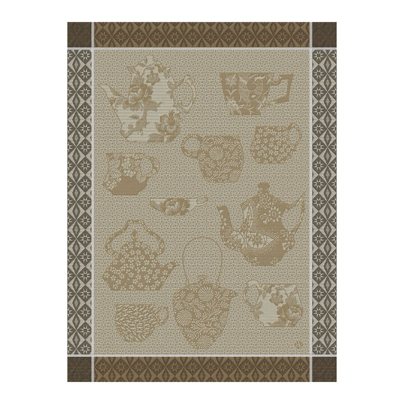 Paño de cocina Comptoir du thé Blanc 60x80 100% algodon, , hi-res image number 0