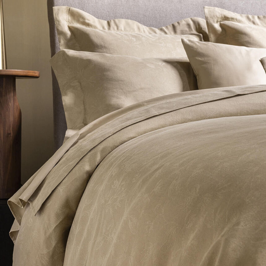 Funda de almohada Arabesque S&eacute;pia 50X75 50% algod&oacute;n - 50% lino, , hi-res image number 2