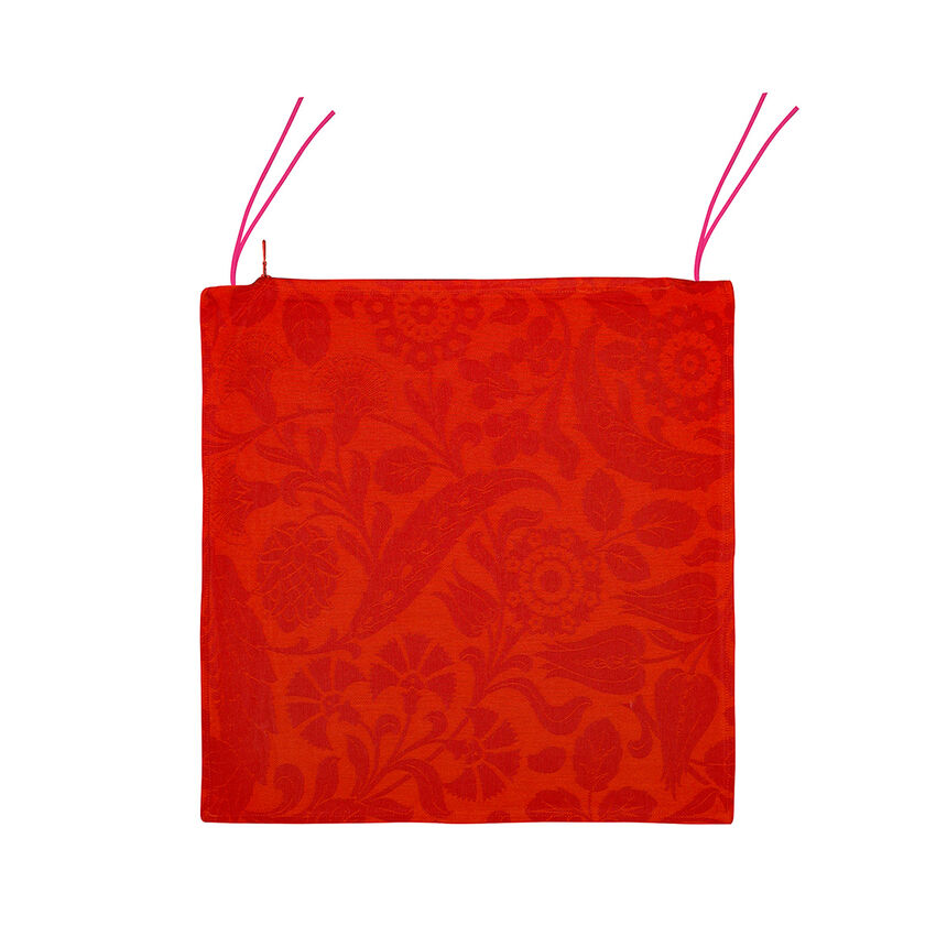 Colch&oacute;n de silla Voyage Iconique Coquelicot 40x40 100% algodon, , hi-res image number 0