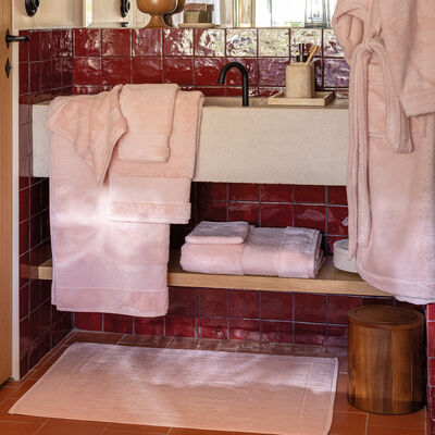 Alfombrilla de ba&ntilde;o Caresse Algod&oacute;n
