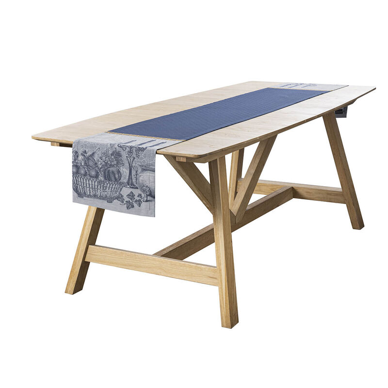 Camino de mesa Festin Cristal 50x150 100% algodón, , hi-res image number 2