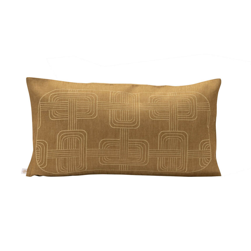 Funda de coj&iacute;n H&ocirc;tel particulier Boiseries 50x50 100% lino, , hi-res image number 2
