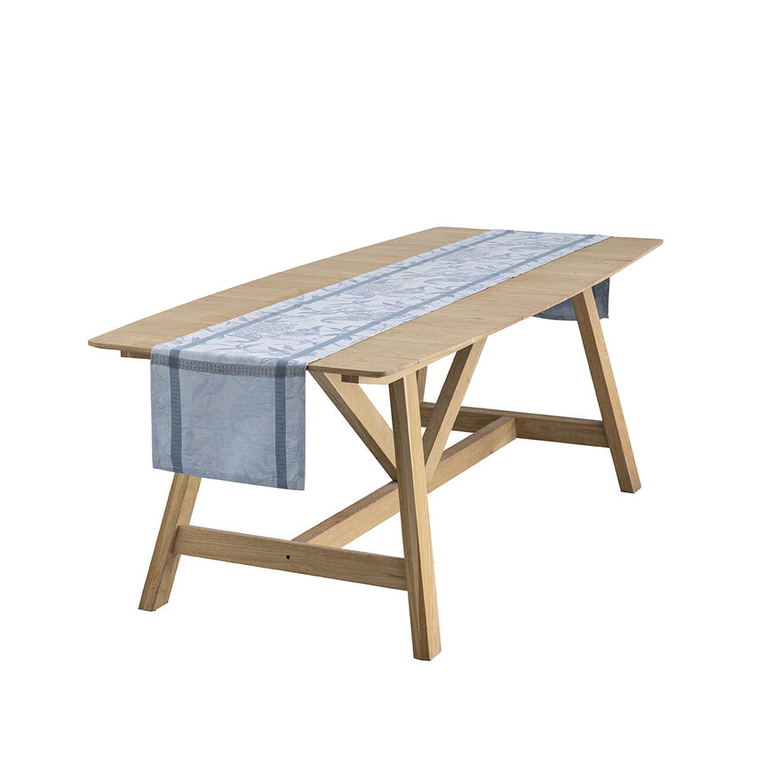 Camino de mesa &Agrave; l'orangerie Chardon 50x150 100% lino, , hi-res image number 0