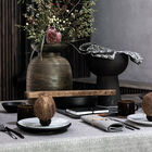 Mantel Empreintes Charbon 150x150 100% algodón, , hi-res image number 0