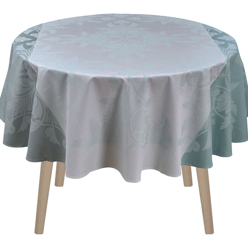 Mantel antimancha Syracuse Aqua 175x175 100% algodon, , hi-res image number 2