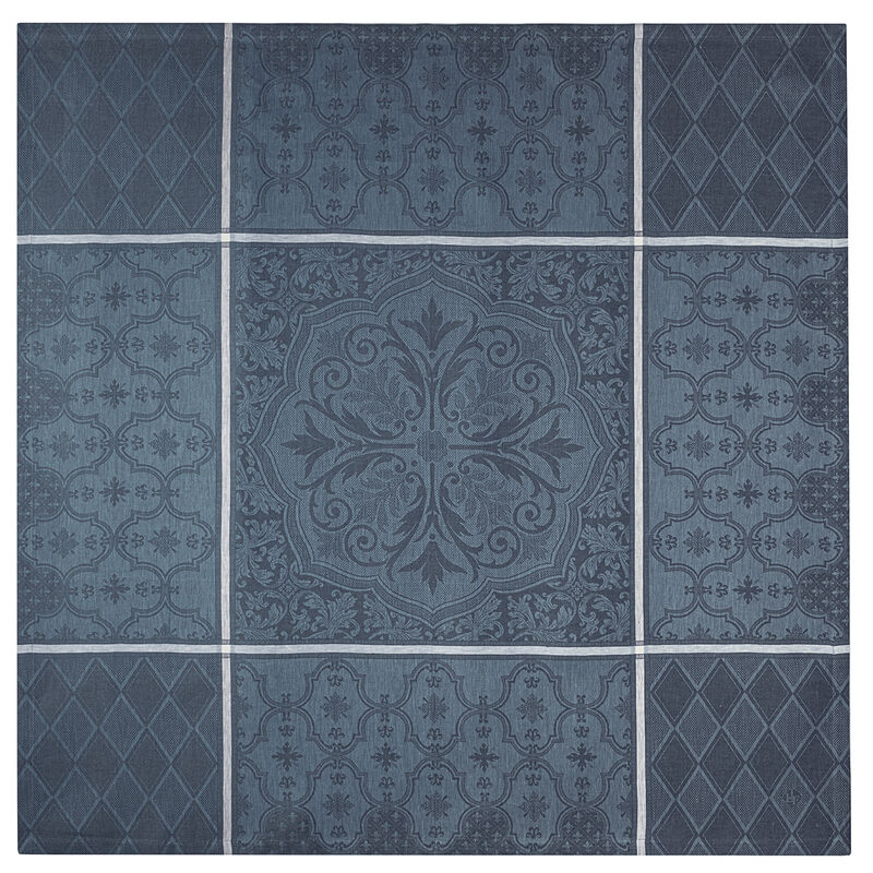 Mantel Armoiries Céruléen 175x175 100% lino, , hi-res image number 2
