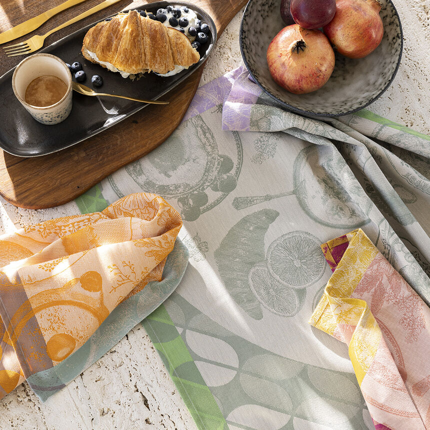 Pa&ntilde;o de cocina Brunch Gourmand  Kiwi 60x80 100% algodon, , hi-res image number 1
