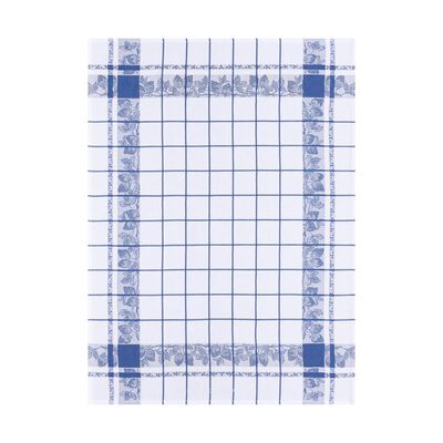 Paño de cocina Fraises Bleu de France 60x80 100% algodon,  Paño de cocina Fraises Bleu de France 60x80 100% algodon