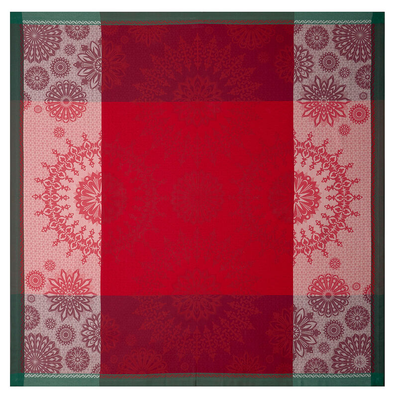 Mantel Lumières d'étoiles Rubis 175x175 100% algodon, , hi-res image number 4