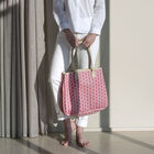 Bolsa de hombro Picto Rose 100% algodon, revestimiento acrílico. Adornos: Piel de vaca, , hi-res image number 0
