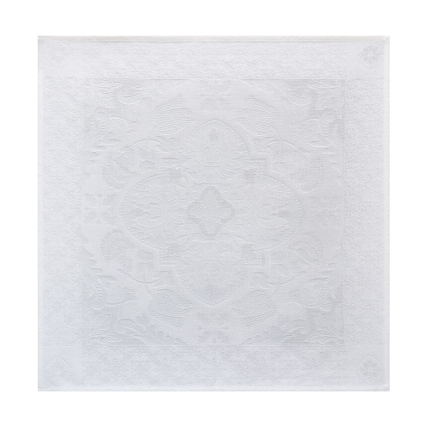 Servilleta Azulejos Blanc 58x58 100% algodon, , hi-res image number 0