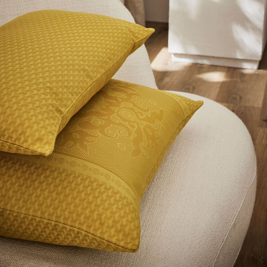 Funda de coj&iacute;n Palais V&eacute;nitien Ocre 50x50 100% algod&oacute;n, , hi-res image number 4