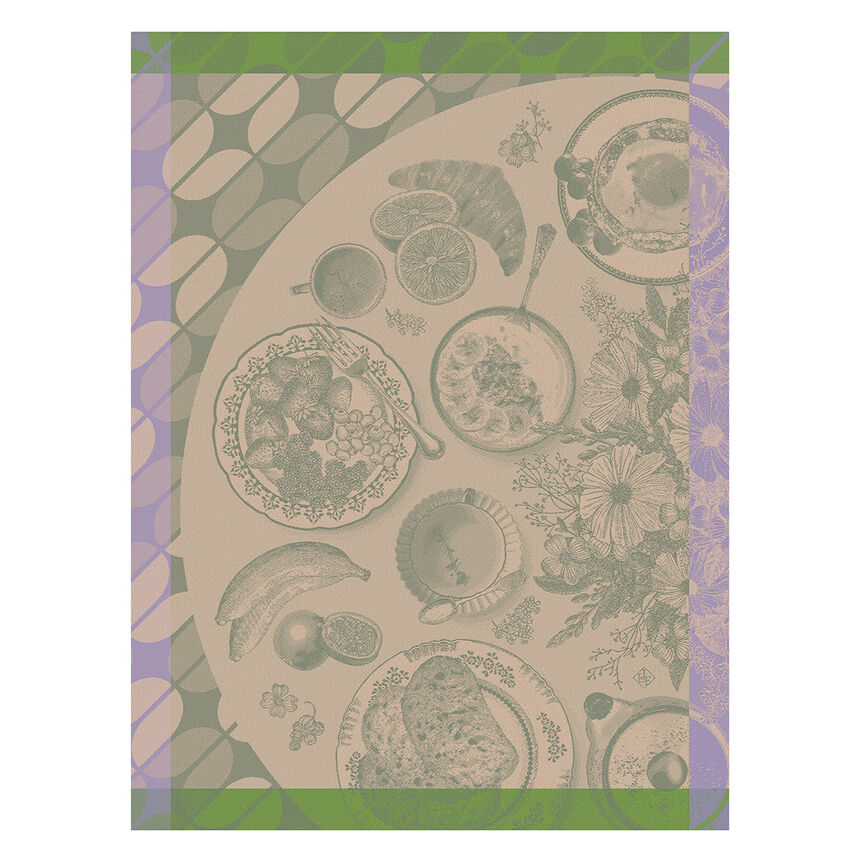 Pa&ntilde;o de cocina Brunch Gourmand  Kiwi 60x80 100% algodon, , hi-res image number 0
