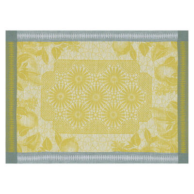 Individual Jardin d'orient Cedrat 50x36 100% lino,  Individual Jardin d'orient Cedrat 50x36 100% lino