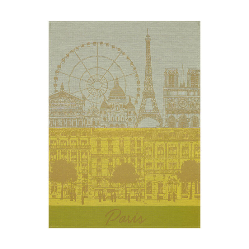 Paño de cocina Paris panorama Soleil 60x80 100% algodon, , hi-res image number 1