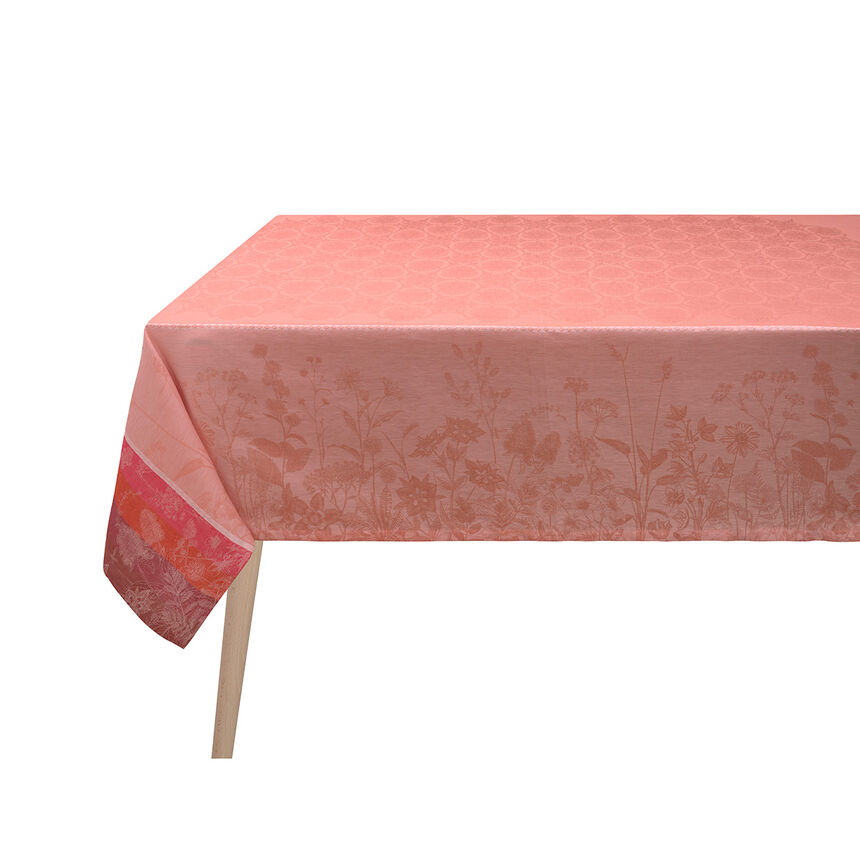 Mantel Instant Bucolique Cosmos 120x120 100% lino, , hi-res image number 0