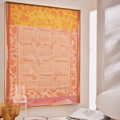 Paño de cocina Calendrier 2025 Algodón,  Paño de cocina Calendrier 2025 Algodón