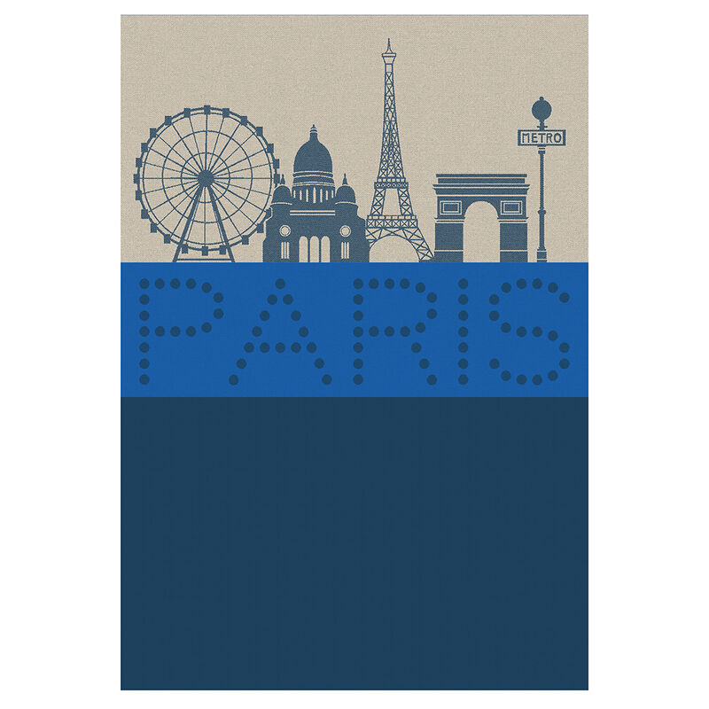 Paño de cocina Paris Lumière Nuit 70x50 100% algodon, , hi-res image number 0