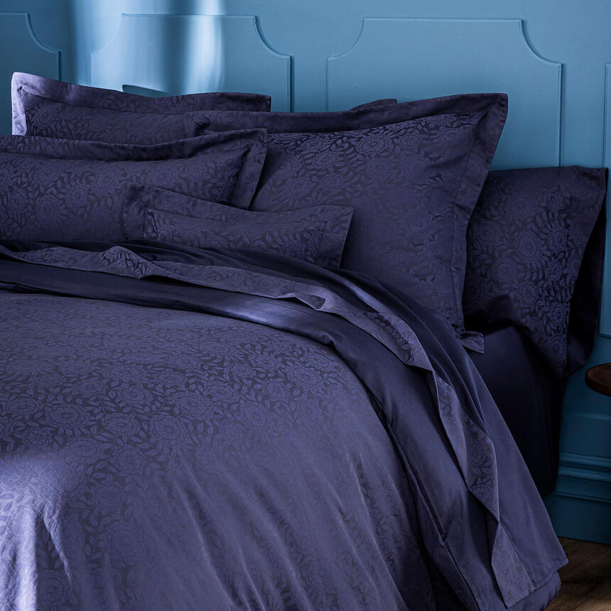 Funda de almohada Flora Encre 50X75 100% algod&oacute;n, , hi-res image number 1