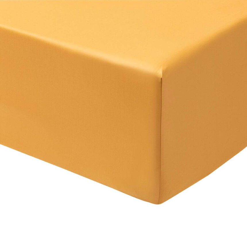 S&aacute;bana ajustable Panache de fleurs  Miel 100X200X35 100% algod&oacute;n, , hi-res image number 0