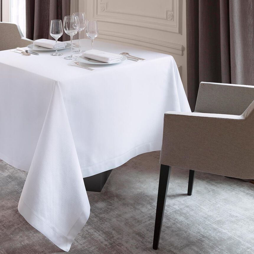Servilleta Offre White Satin 56x56 100% algodon, , hi-res image number 0